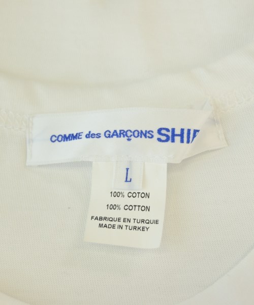 COMME des GARCONS SHIRT（コムデギャルソンシャツ）Tシャツ・カットソー 白 サイズ:L メンズ/2200695225032