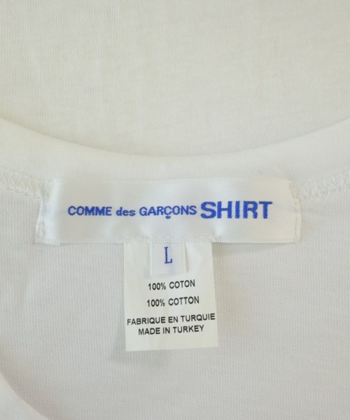 COMME des GARCONS SHIRT（コムデギャルソンシャツ）Tシャツ・カットソー 白 サイズ:L メンズ/2200695225056