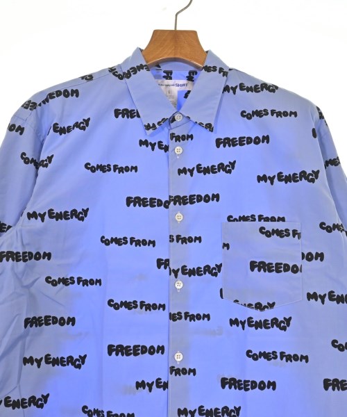 COMME des GARCONS SHIRT（コムデギャルソンシャツ）カジュアルシャツ 青 サイズ:L メンズ/2200695424046