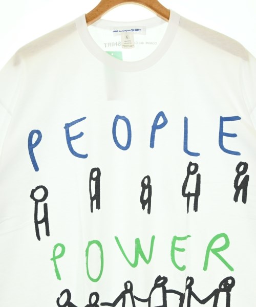 COMME des GARCONS SHIRT（コムデギャルソンシャツ）Tシャツ・カットソー 白 サイズ:L メンズ/2200695613013