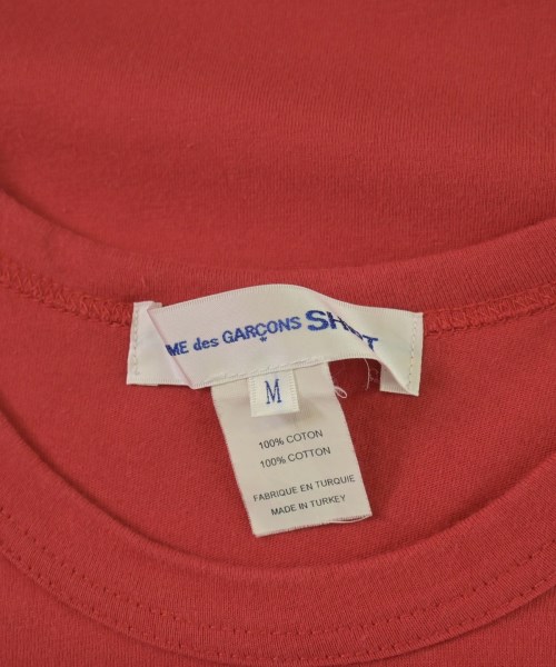 COMME des GARCONS SHIRT（コムデギャルソンシャツ）Tシャツ・カットソー 赤 サイズ:M メンズ/2200695900076