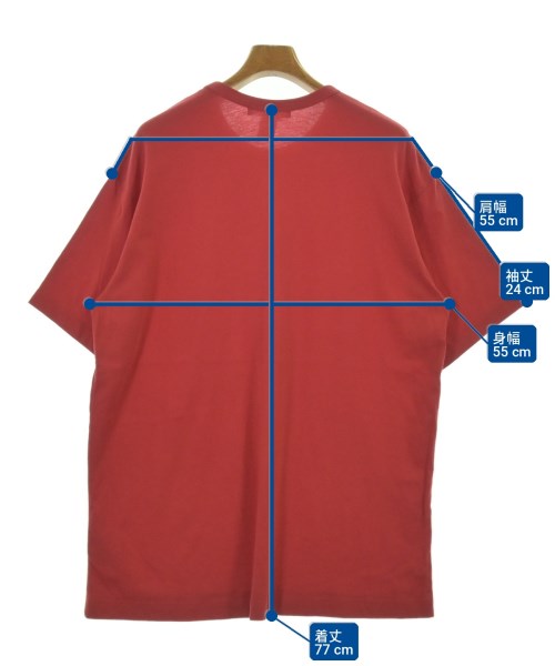 COMME des GARCONS SHIRT（コムデギャルソンシャツ）Tシャツ・カットソー 赤 サイズ:M メンズ/2200695900076