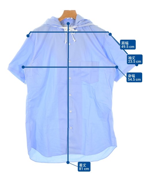 COMME des GARCONS SHIRT（コムデギャルソンシャツ）カジュアルシャツ 青 サイズ:L メンズ/2200695793012