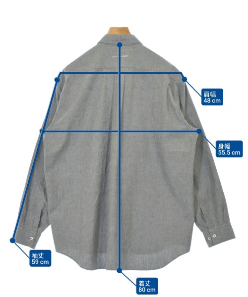 COMME des GARCONS SHIRT（コムデギャルソンシャツ）カジュアルシャツ グレー サイズ:M メンズ/2200696337062