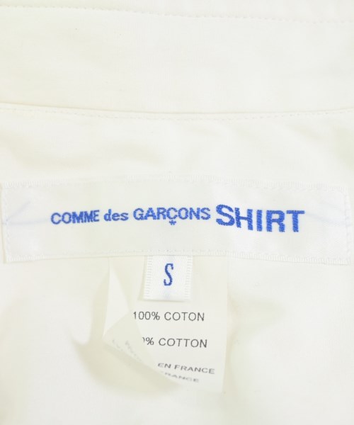COMME des GARCONS SHIRT（コムデギャルソンシャツ）カジュアルシャツ 白 サイズ:S メンズ/2200687198030