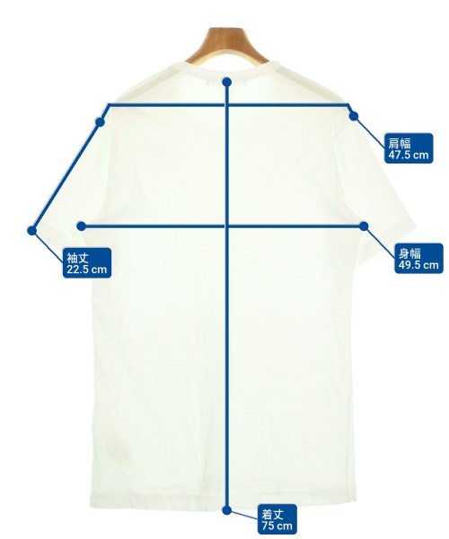 COMME des GARCONS SHIRT（コムデギャルソンシャツ）Tシャツ・カットソー 白 サイズ:XL メンズ/2200691708058