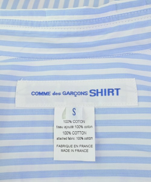 COMME des GARCONS SHIRT（コムデギャルソンシャツ）カジュアルシャツ 青 サイズ:S メンズ/2200696505010