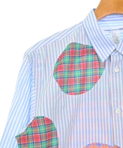 COMME des GARCONS SHIRT（コムデギャルソンシャツ）カジュアルシャツ 青 サイズ:S メンズ/2200696505010