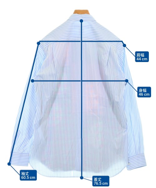 COMME des GARCONS SHIRT（コムデギャルソンシャツ）カジュアルシャツ 青 サイズ:S メンズ/2200696505010