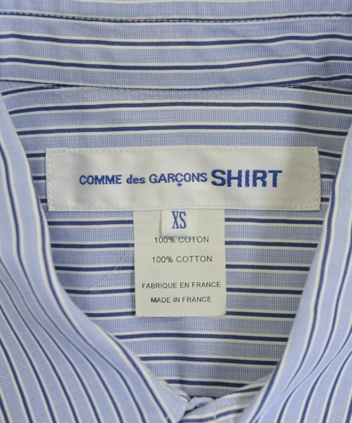 COMME des GARCONS SHIRT（コムデギャルソンシャツ）カジュアルシャツ 青 サイズ:XS メンズ/2200696704109