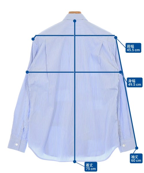 COMME des GARCONS SHIRT（コムデギャルソンシャツ）カジュアルシャツ 青 サイズ:XS メンズ/2200696704109