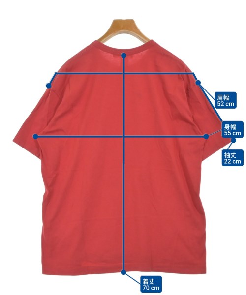 COMME des GARCONS SHIRT（コムデギャルソンシャツ）Tシャツ・カットソー 赤 サイズ:S メンズ/2200696744075
