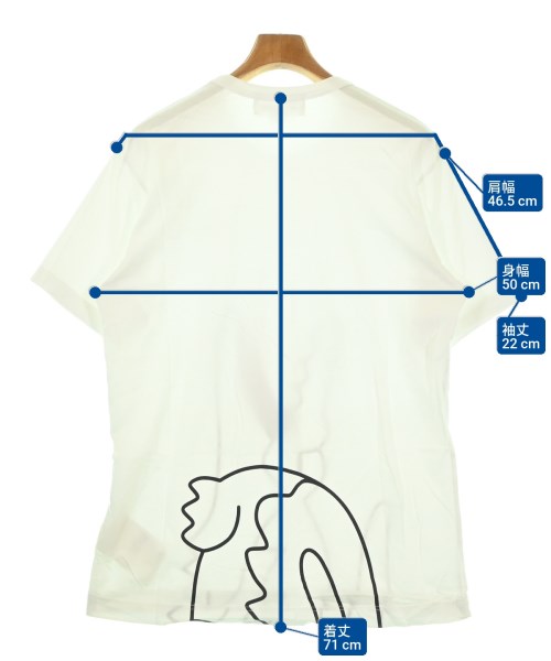 COMME des GARCONS SHIRT（コムデギャルソンシャツ）Tシャツ・カットソー 白 サイズ:L メンズ/2200694276189
