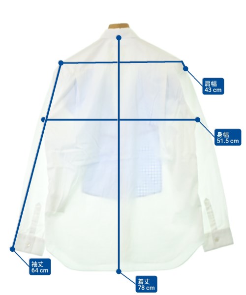 COMME des GARCONS SHIRT（コムデギャルソンシャツ）カジュアルシャツ 白 サイズ:S メンズ/2200697535078