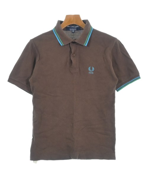 COMME des GARCONS SHIRT(コムデギャルソンシャツ)ポロシャツ 茶 サイズ:XS/2200697564030