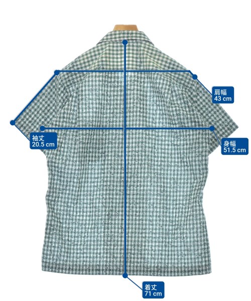COMME des GARCONS SHIRT（コムデギャルソンシャツ）カジュアルシャツ 緑 サイズ:S メンズ/2200697701169