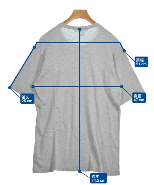 COMME des GARCONS SHIRT（コムデギャルソンシャツ）Tシャツ・カットソー グレー サイズ:X(XL位) メンズ/2200698234048