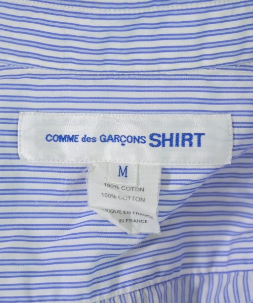 COMME des GARCONS SHIRT（コムデギャルソンシャツ）カジュアルシャツ 青 サイズ:M メンズ/2200698640016