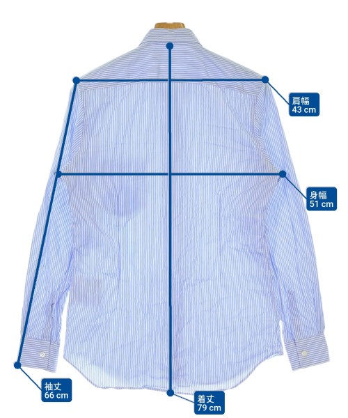 COMME des GARCONS SHIRT（コムデギャルソンシャツ）カジュアルシャツ 青 サイズ:M メンズ/2200698640016