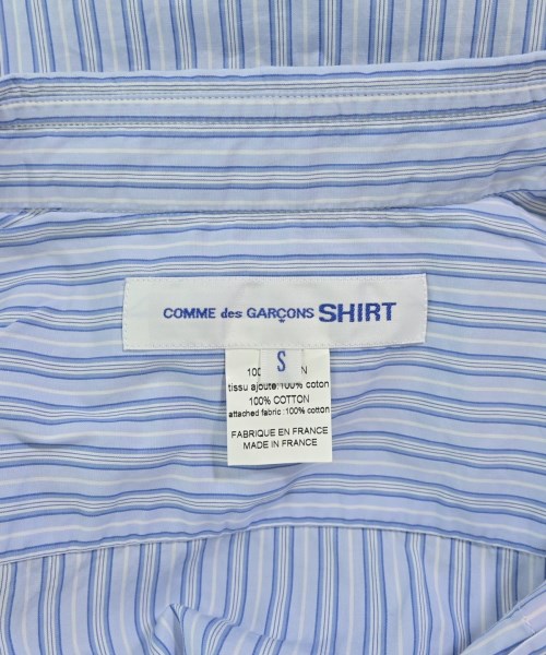 COMME des GARCONS SHIRT（コムデギャルソンシャツ）カジュアルシャツ 青 サイズ:S メンズ/2200699141086