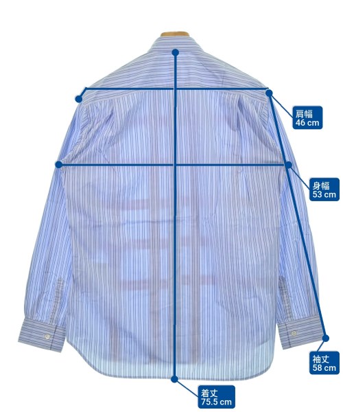 COMME des GARCONS SHIRT（コムデギャルソンシャツ）カジュアルシャツ 青 サイズ:S メンズ/2200699141086