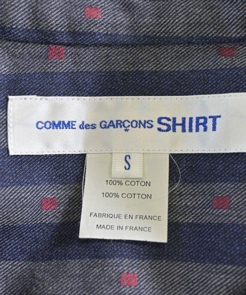 COMME des GARCONS SHIRT（コムデギャルソンシャツ）カジュアルシャツ 紺 サイズ:S メンズ/2200699987073