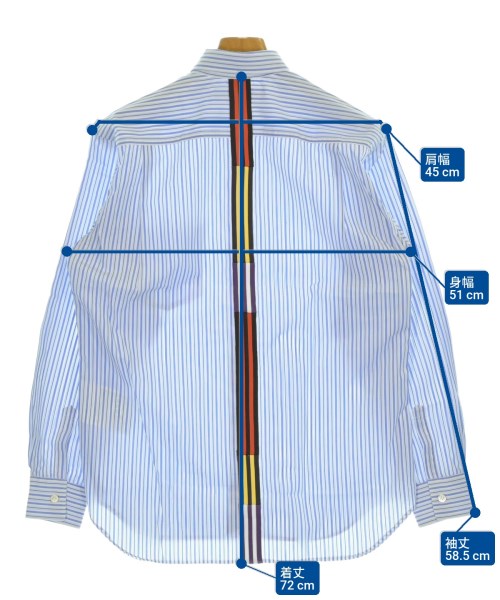 COMME des GARCONS SHIRT（コムデギャルソンシャツ）カジュアルシャツ 青 サイズ:XS メンズ/2200697133526