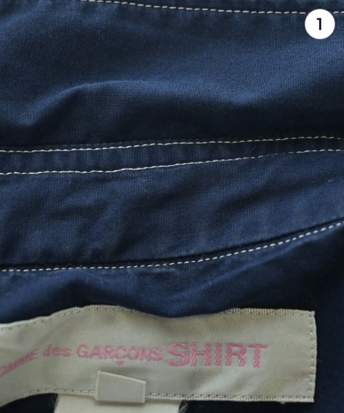 COMME des GARCONS SHIRT（コムデギャルソンシャツ）カジュアルシャツ 紺 サイズ:S レディース/2200698135031