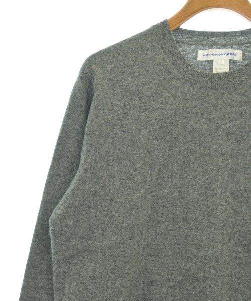 COMME des GARCONS SHIRT（コムデギャルソンシャツ）ニット・セーター グレー サイズ:L メンズ/2200701535148