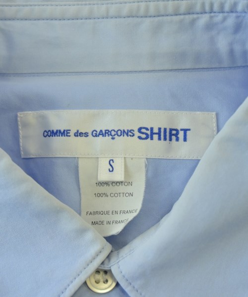 COMME des GARCONS SHIRT（コムデギャルソンシャツ）カジュアルシャツ 青 サイズ:S メンズ/2200701792053