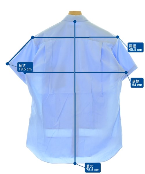 COMME des GARCONS SHIRT（コムデギャルソンシャツ）カジュアルシャツ 青 サイズ:S メンズ/2200701792053
