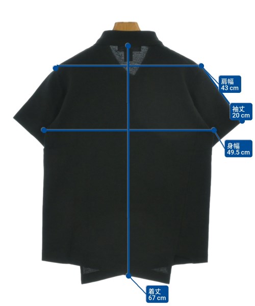 COMME des GARCONS SHIRT（コムデギャルソンシャツ）ポロシャツ 黒 サイズ:M メンズ/2200645257083