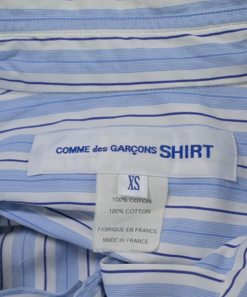 COMME des GARCONS SHIRT（コムデギャルソンシャツ）カジュアルシャツ 青 サイズ:XS メンズ/2200656337019