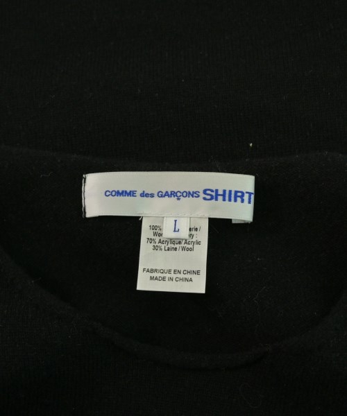 COMME des GARCONS SHIRT（コムデギャルソンシャツ）ニット・セーター 黒 サイズ:L メンズ/2200656376063