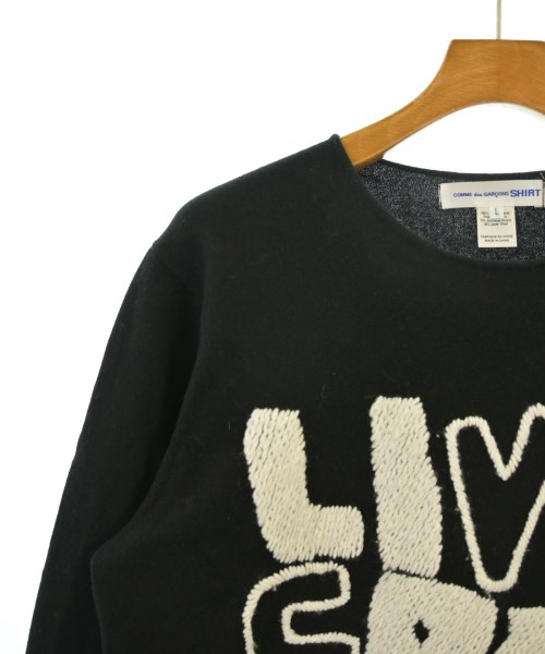 COMME des GARCONS SHIRT（コムデギャルソンシャツ）ニット・セーター 黒 サイズ:L メンズ/2200656376063