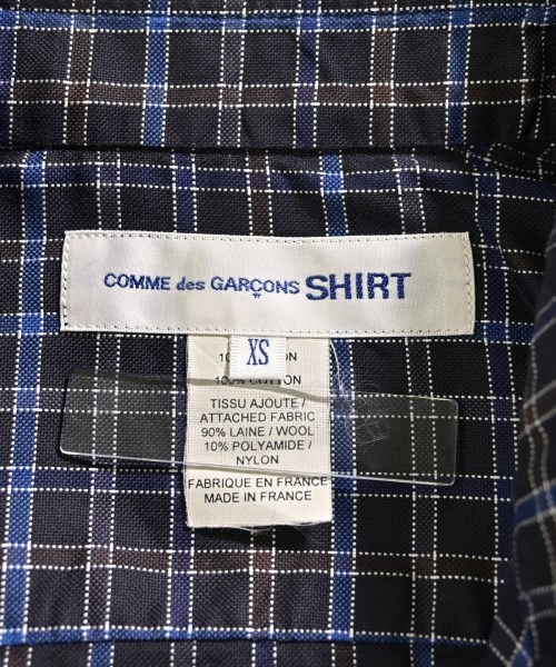 COMME des GARCONS SHIRT（コムデギャルソンシャツ）カジュアルシャツ 紺 サイズ:XS メンズ/2200657182021