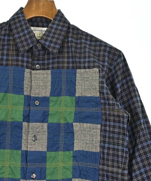 COMME des GARCONS SHIRT（コムデギャルソンシャツ）カジュアルシャツ 紺 サイズ:XS メンズ/2200657182021