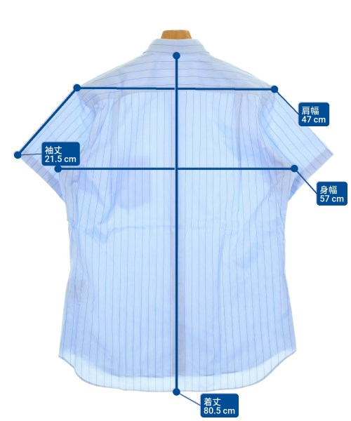 COMME des GARCONS SHIRT（コムデギャルソンシャツ）カジュアルシャツ 青 サイズ:L メンズ/2200658551055