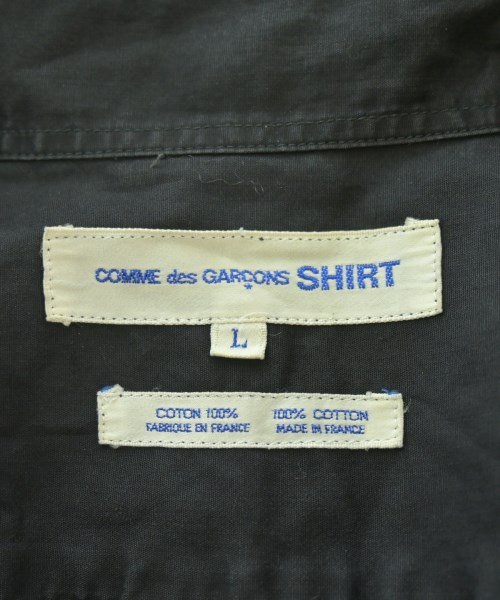 COMME des GARCONS SHIRT（コムデギャルソンシャツ）カジュアルシャツ 黒 サイズ:L メンズ/2200658872051