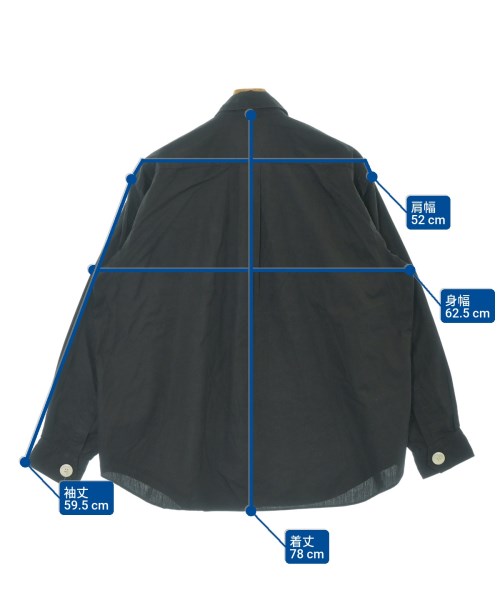 COMME des GARCONS SHIRT（コムデギャルソンシャツ）カジュアルシャツ 黒 サイズ:L メンズ/2200658872051