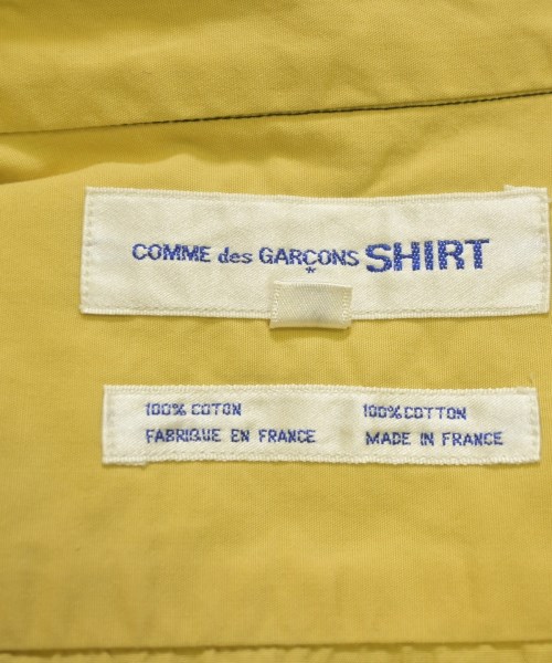 COMME des GARCONS SHIRT（コムデギャルソンシャツ）カジュアルシャツ 黄 サイズ:M メンズ/2200658941139