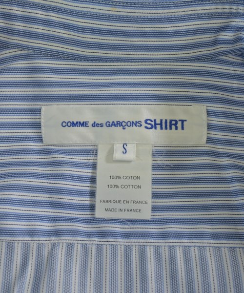 COMME des GARCONS SHIRT（コムデギャルソンシャツ）カジュアルシャツ 青 サイズ:S メンズ/2200638308013