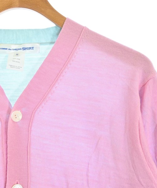 COMME des GARCONS SHIRT（コムデギャルソンシャツ）カーディガン ピンク サイズ:M メンズ/2200638308082