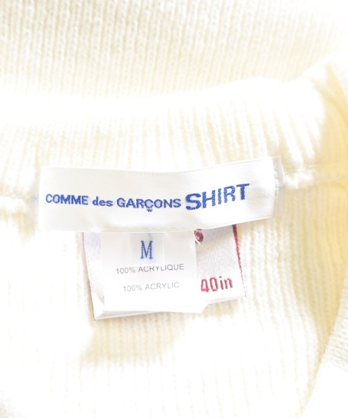 COMME des GARCONS SHIRT（コムデギャルソンシャツ）ニット・セーター 白 サイズ:M メンズ/2200638308099