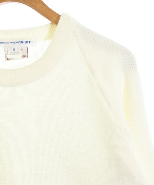 COMME des GARCONS SHIRT（コムデギャルソンシャツ）ニット・セーター 白 サイズ:M メンズ/2200638308099