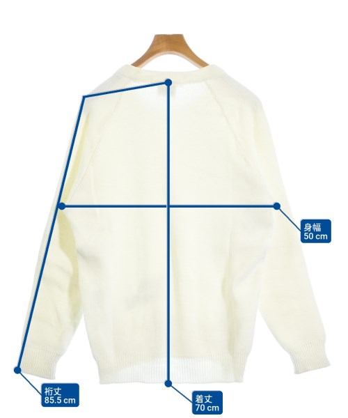 COMME des GARCONS SHIRT（コムデギャルソンシャツ）ニット・セーター 白 サイズ:M メンズ/2200638308099