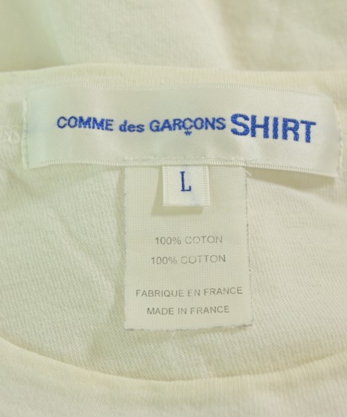 COMME des GARCONS SHIRT（コムデギャルソンシャツ）Tシャツ・カットソー 白 サイズ:L メンズ/2200638308259