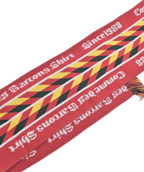 COMME des GARCONS SHIRT（コムデギャルソンシャツ）マフラー 赤 サイズ:- メンズ/2200659289049