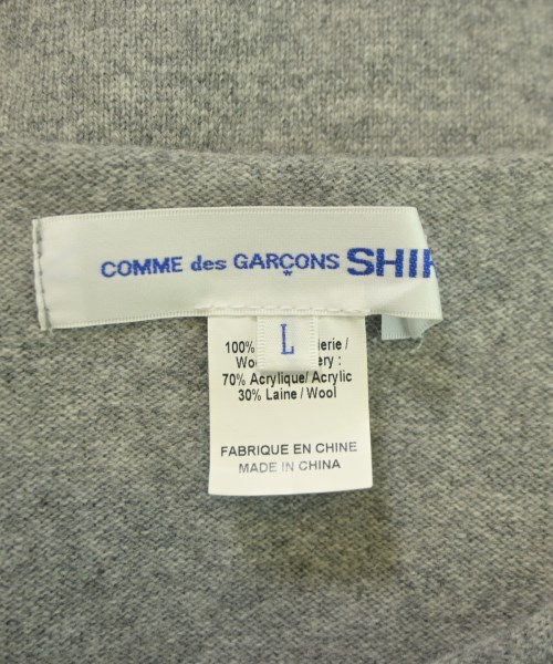 COMME des GARCONS SHIRT（コムデギャルソンシャツ）ニット・セーター グレー サイズ:L メンズ/2200659374042