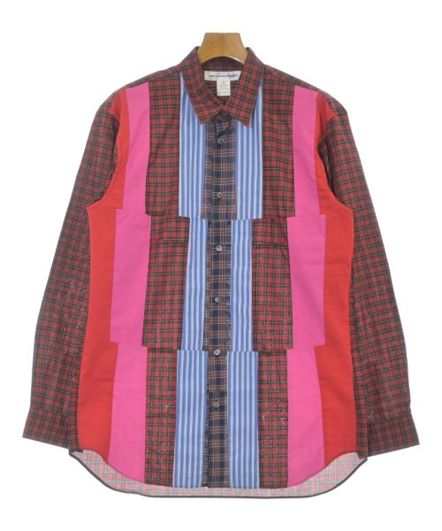 COMME des GARCONS SHIRT(コムデギャルソンシャツ)カジュアルシャツ 赤 サイズ:L/2200659374059